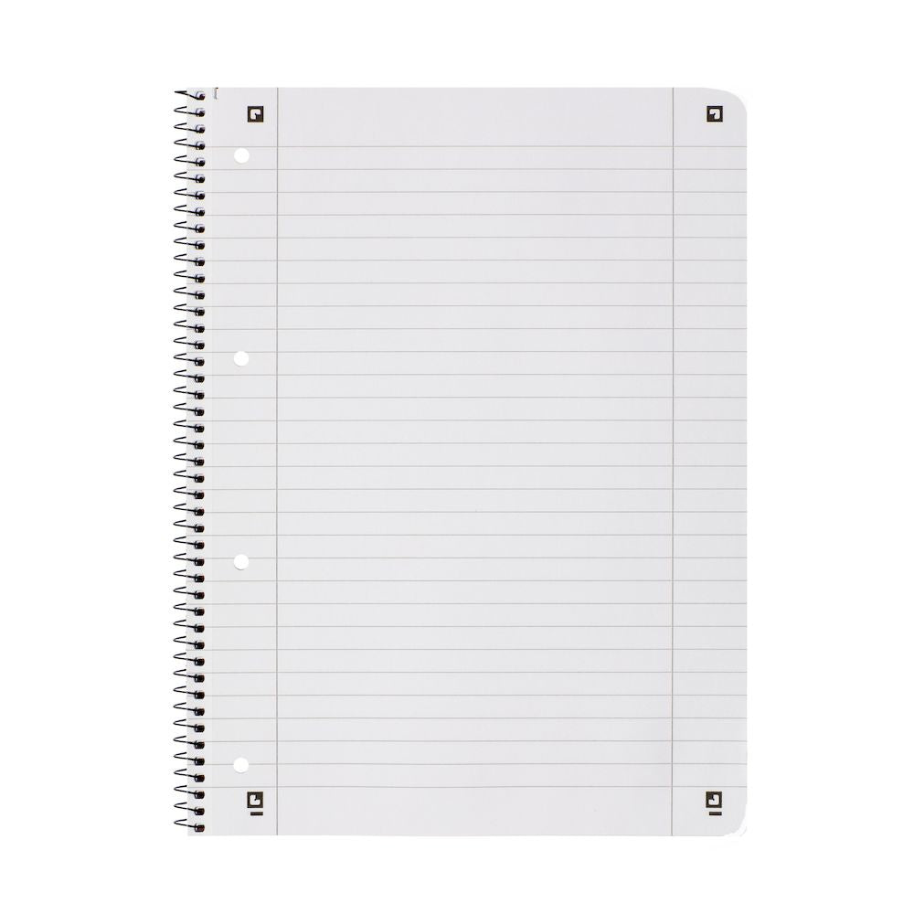 Oxford Collegeblock, Karton, 80 Blatt, 4-fach gelocht, perforiert, 90 g/m² – Aqua, für SCRIBZEE App