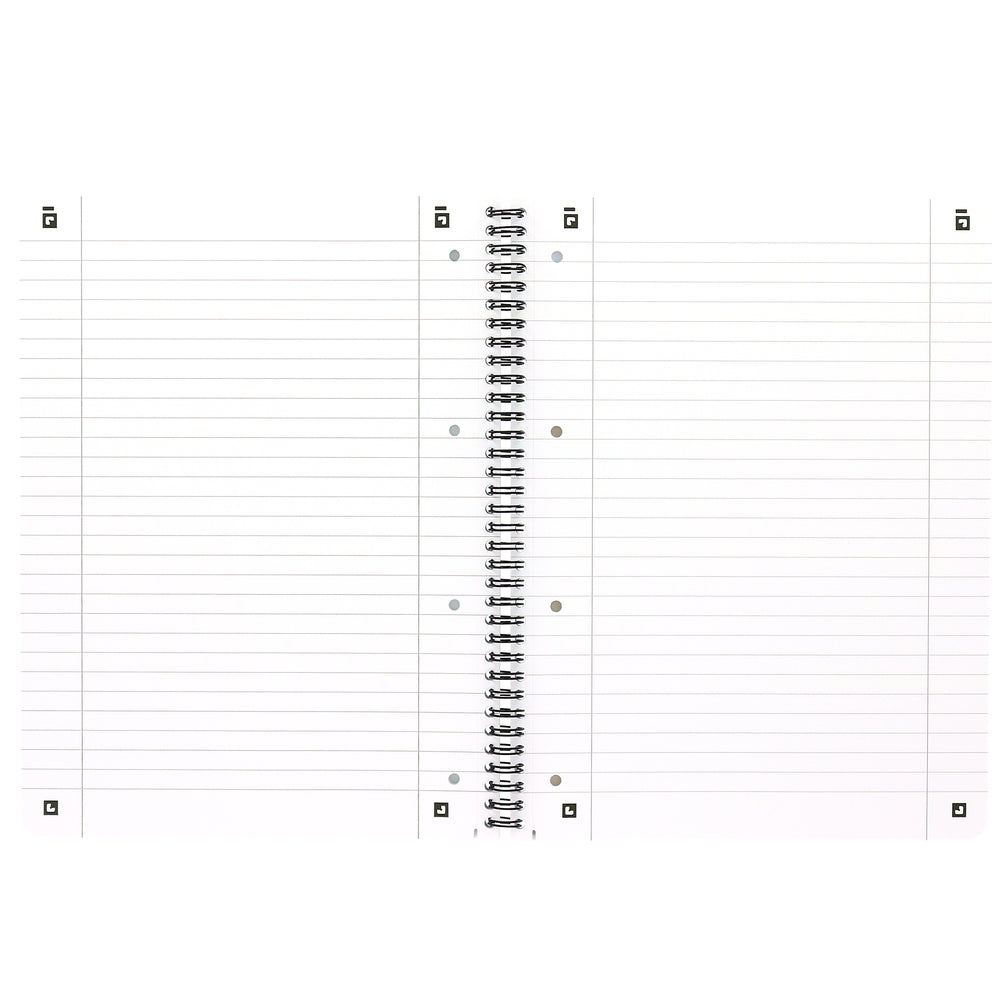 Oxford Collegeblock, Karton, 80 Blatt, 4-fach gelocht, perforiert, 90 g/m² – Aqua, für SCRIBZEE App