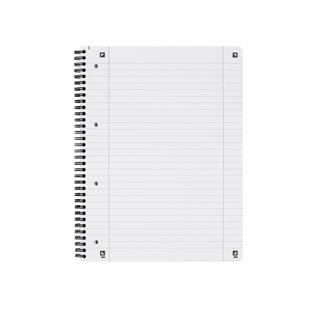 Oxford Collegeblock Touch, Karton, 80 Blatt, 4-fach gelocht, perforiert, 90 g/m² – Koralle, für SCRIBZEE App