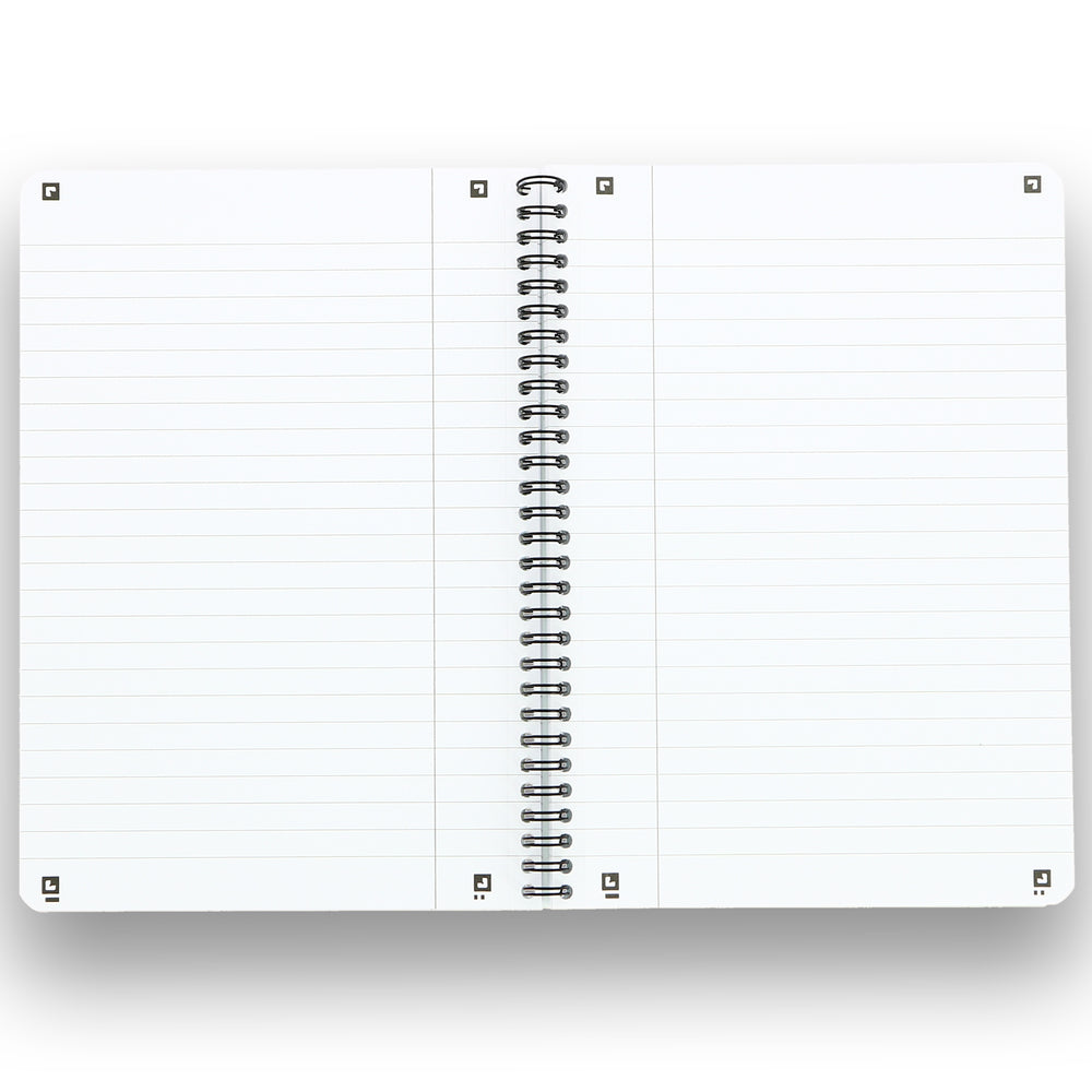 Oxford Collegeblock, Spiralbindung, Karton, 80 Blatt, 4-fach gelocht, mikroperforiert – Aqua, für SCRIBZEE A