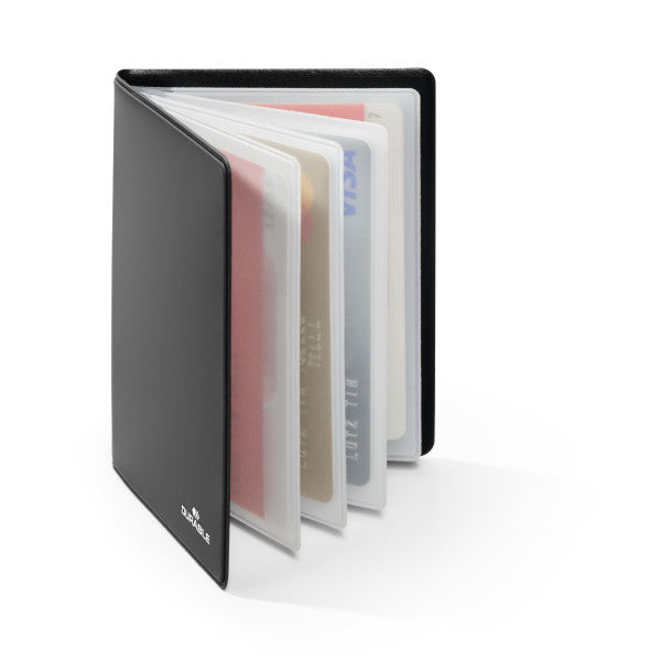 Durable Kartenetui – RFID-Schutz – für Karten 54 × 86 mm – 8 Karten, 76 × 9 × 103 mm – Schwarz