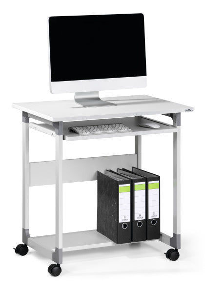 Durable PC-Arbeitsplatz – herausziehbare Tastaturablage, 75 cm
