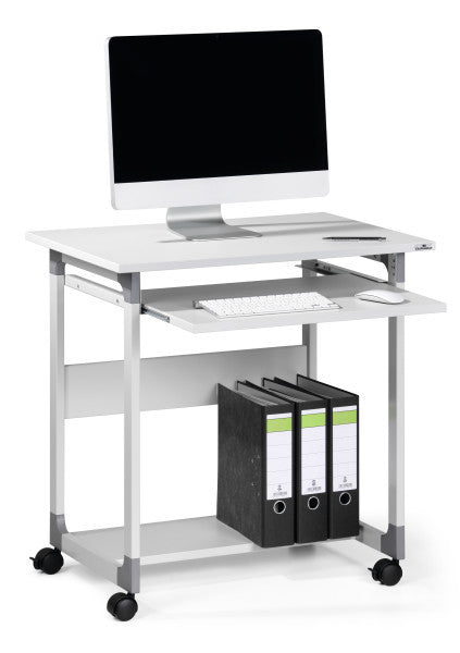 Durable PC-Arbeitsplatz – herausziehbare Tastaturablage, 75 cm