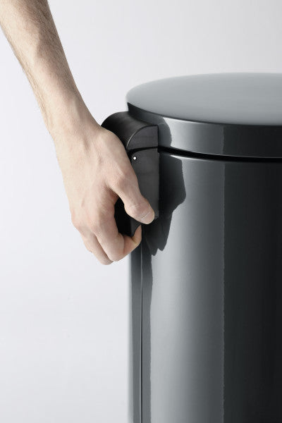 Durable Treteimer 341058 – 5 l – Metall, rund – Anthrazit