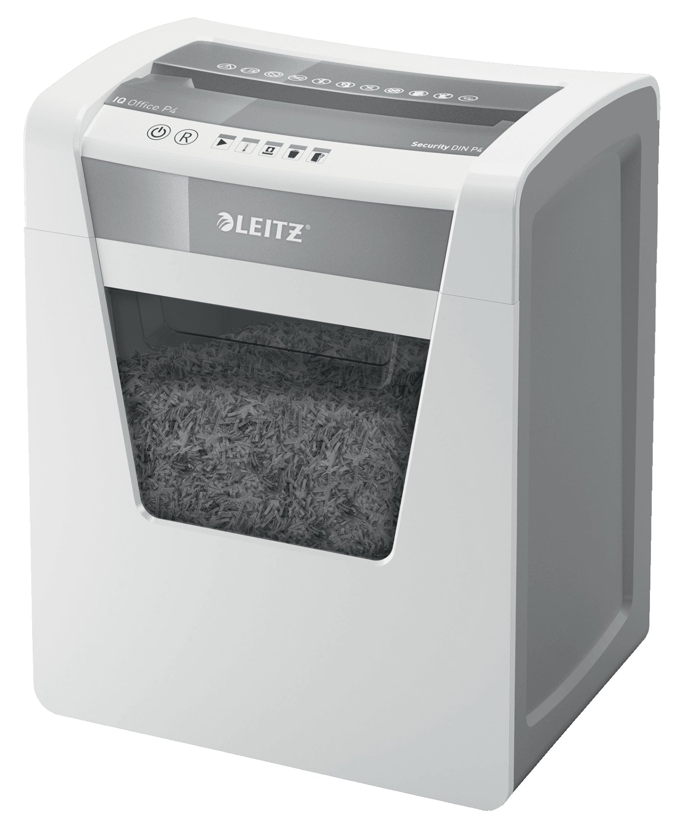 Leitz IQ Office Aktenvernichter – Partikelschnitt, P-4, 4 × 40 mm, 15 Blatt, 23 l