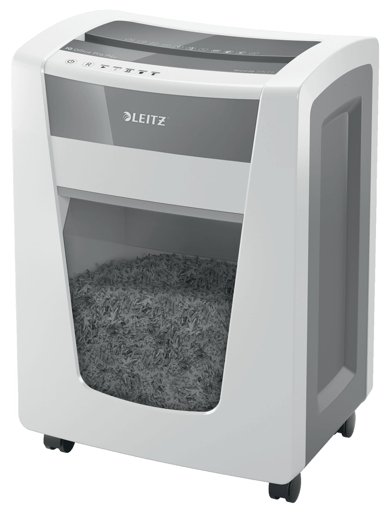 Leitz IQ Office Pro – Aktenvernichter, DIN P-6, Mikroschnitt 1 × 5 mm, 5 Blatt, 30 l