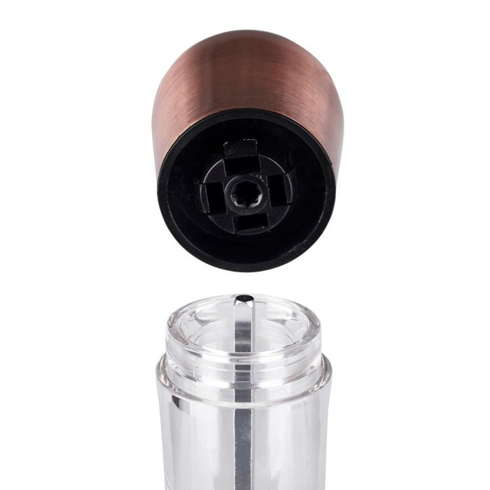 Cole & Mason Salz-/Pfeffermühle 19 cm, Kupfer/Acryl, 2-teilig, Bronze/Transparent
