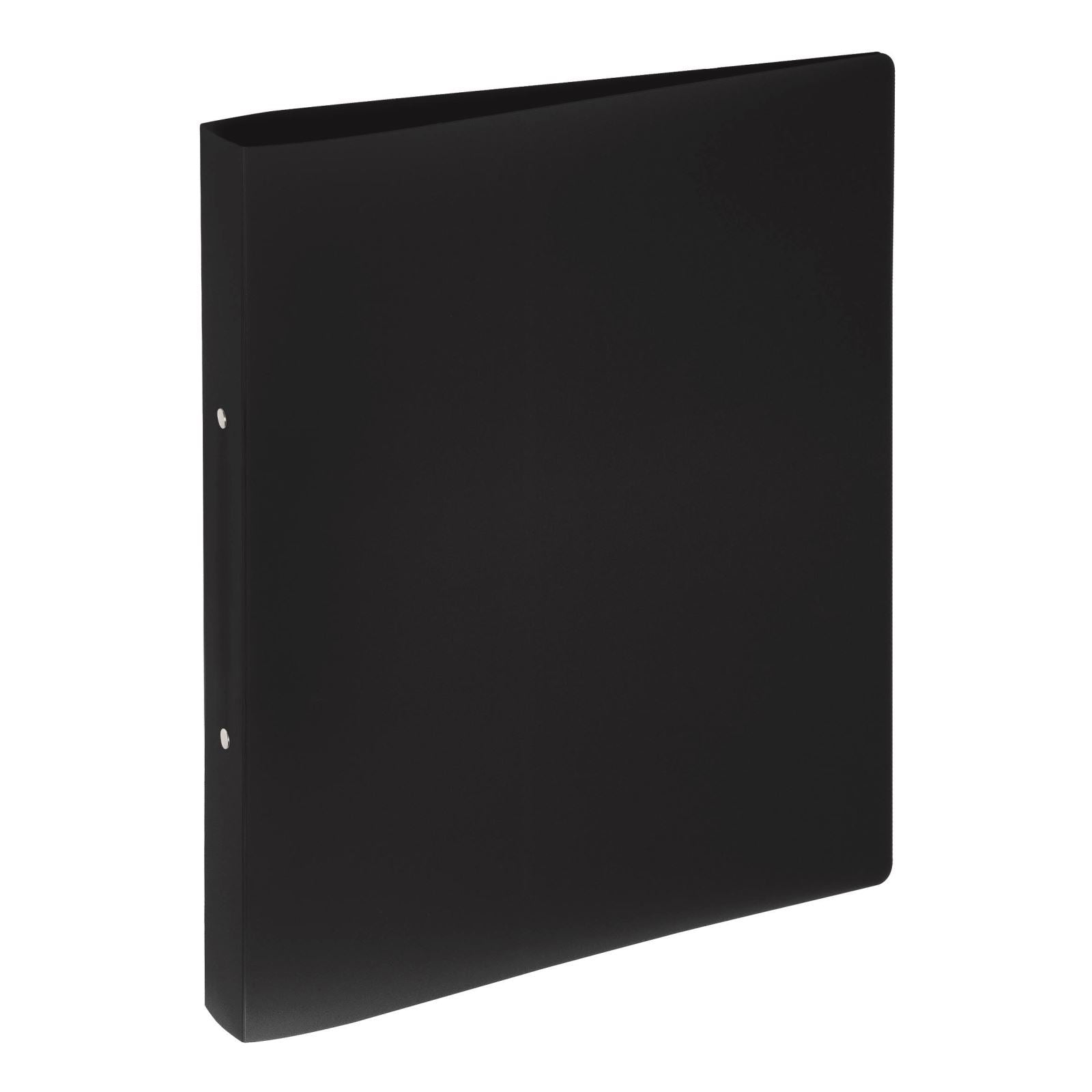 Pagna Ringbuch – 2-O-Ring Ø 25 mm – für A4 – Rückenbreite 3,3 cm – Schwarz