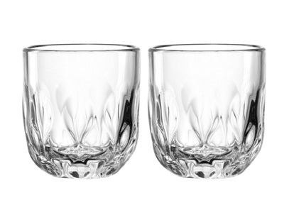 LEONARDO Cappuccinotasse – 2er Set, 220 ml, Ø 8,0 cm, H 9,0 cm, Kalk-Natron-Glas, Transparent