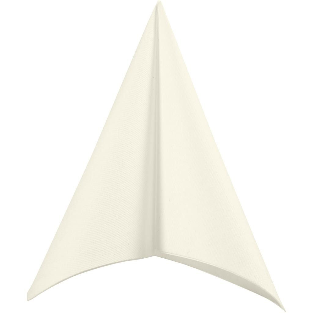 Creativ Company Servietten, 40 × 40 cm, creme – 20 Stk.