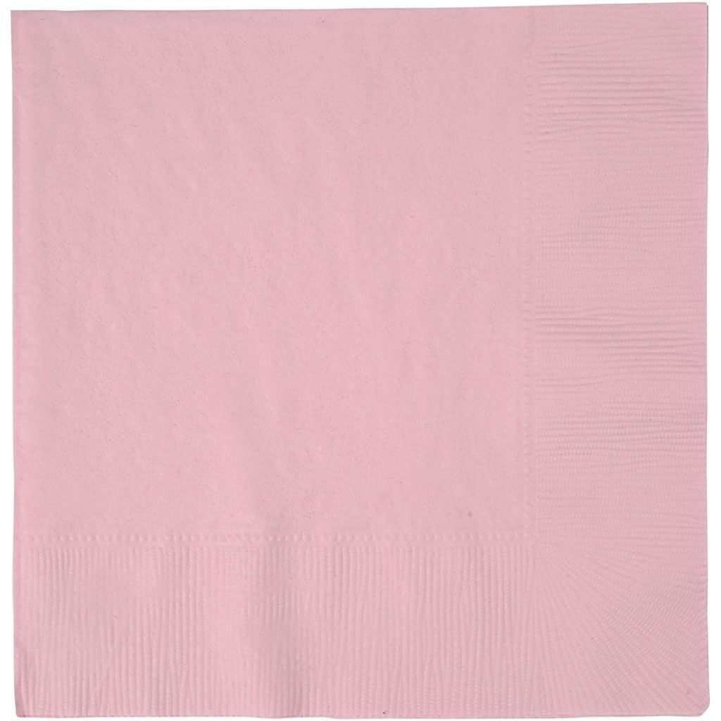 Creativ Company Servietten rosa – 33 × 33 cm, 3-lagig – 20 Stück