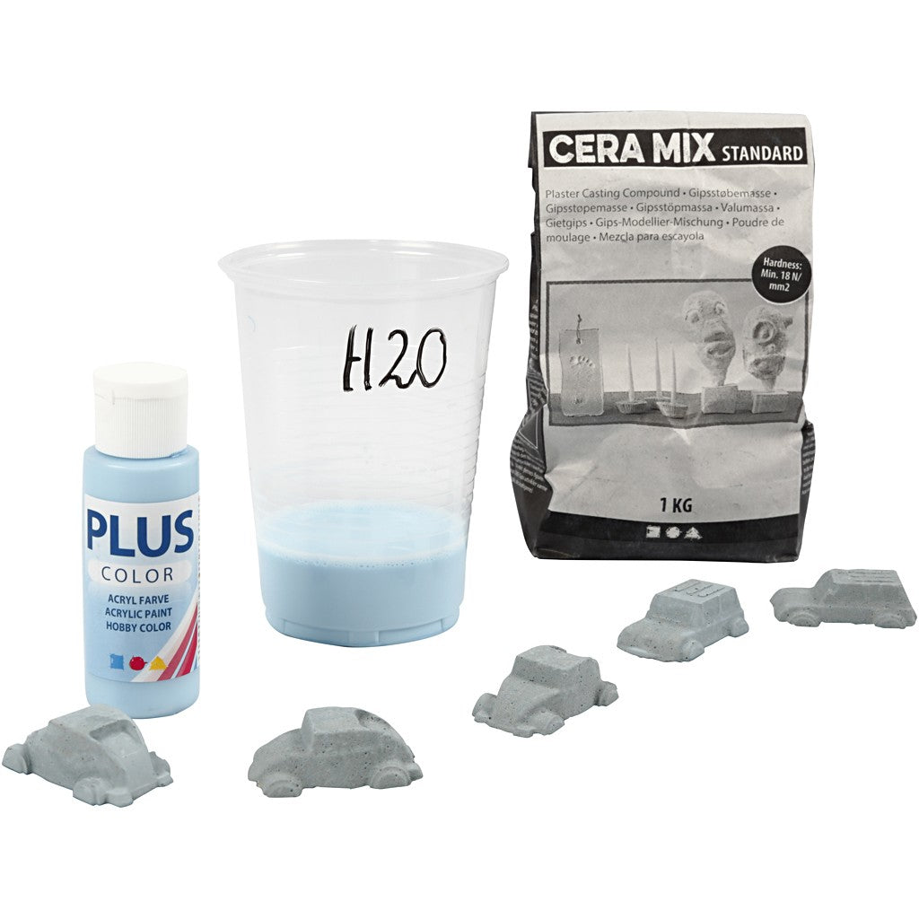 Creativ Company Giessform – Autos – Silikon – 30 × 45 mm – 1 Stück – für alle Giessmassen