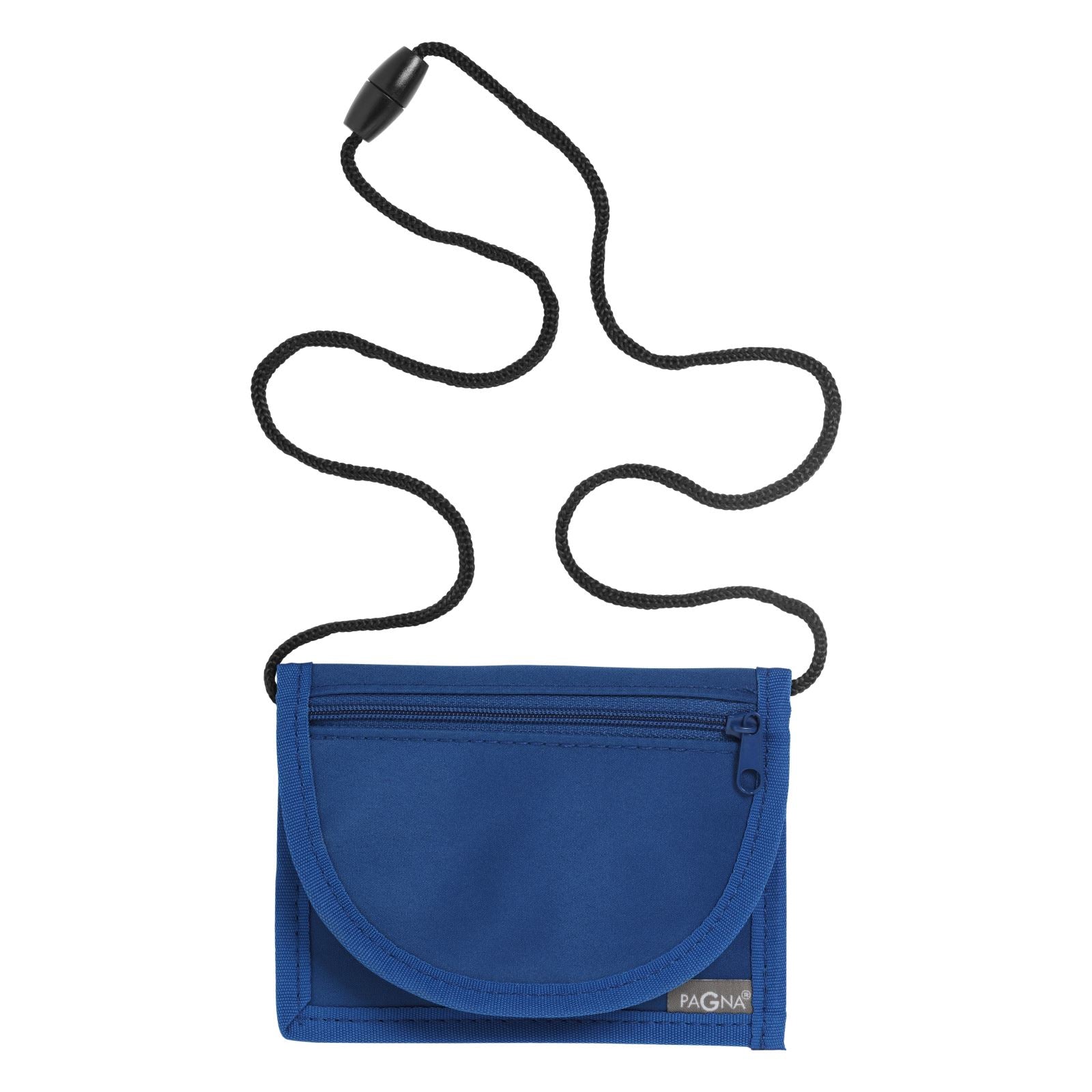 Pagna Brustbeutel – mit Ausweistasche, Reissverschlusstasche – 13 × 10 cm – dunkelblau – Nylon – 1 Stk.