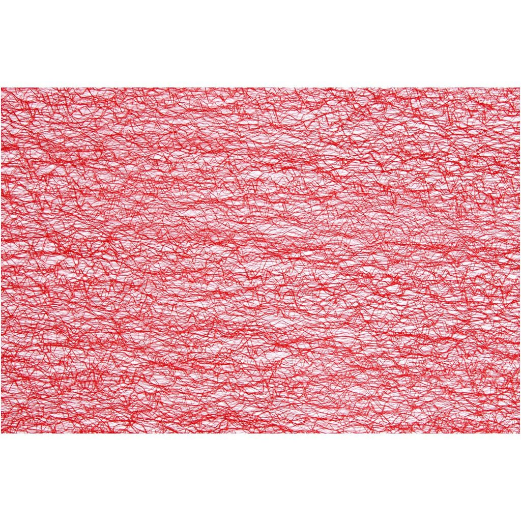 Creativ Company Tischläufer auf Rolle – 30 cm×10 m, Polyester, Rot