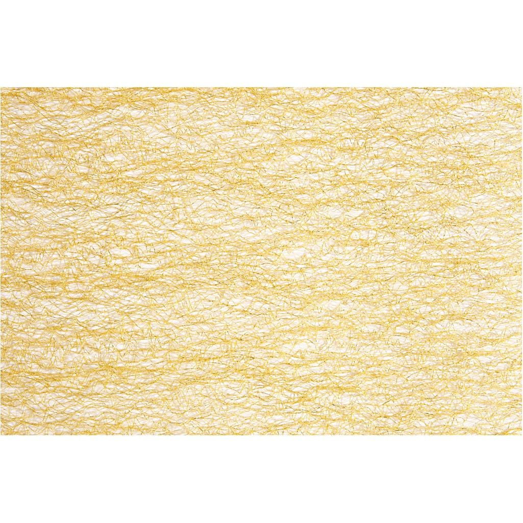 Creativ Company Tischläufer auf Rolle – 30 cm×10 m, Polyester, Gold