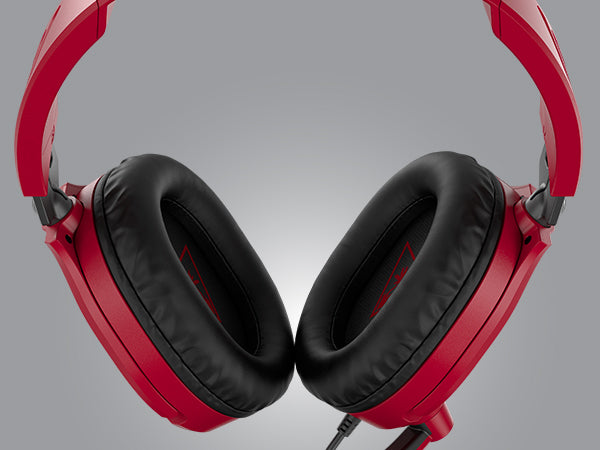 Turtle Beach EarForce Recon 70N – Gaming-Headset – 3,5 mm Klinke, wegklappbares Mikrofon – Rot