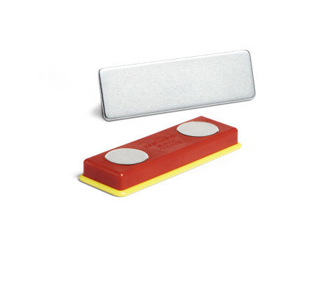 Durable Magnetclip – 40 × 13 mm, mehrfarbig, selbstklebend, 10er-Pack