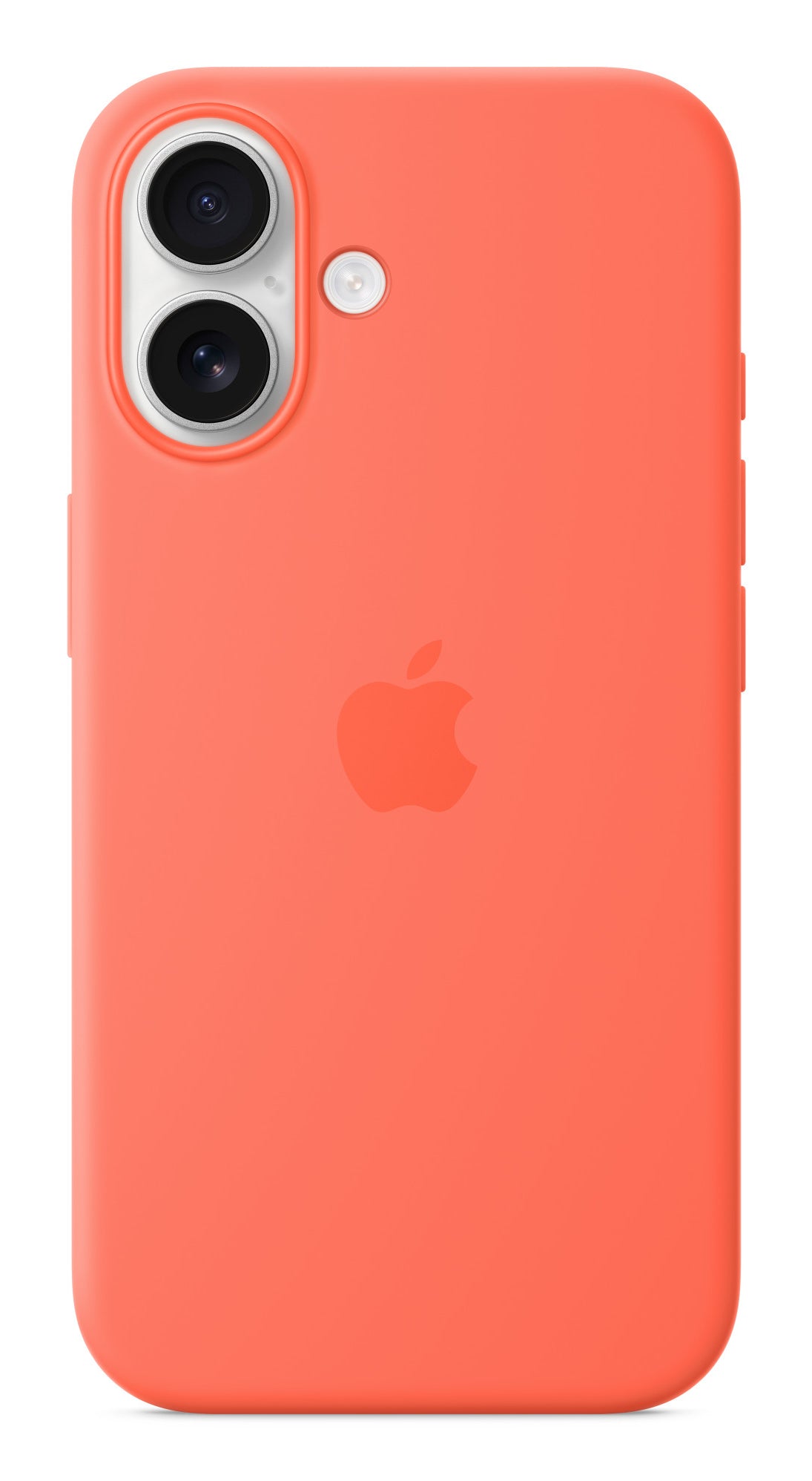 Apple Backcover – für Apple iPhone 16 – orange – Silikon – MagSafe-kompatibel