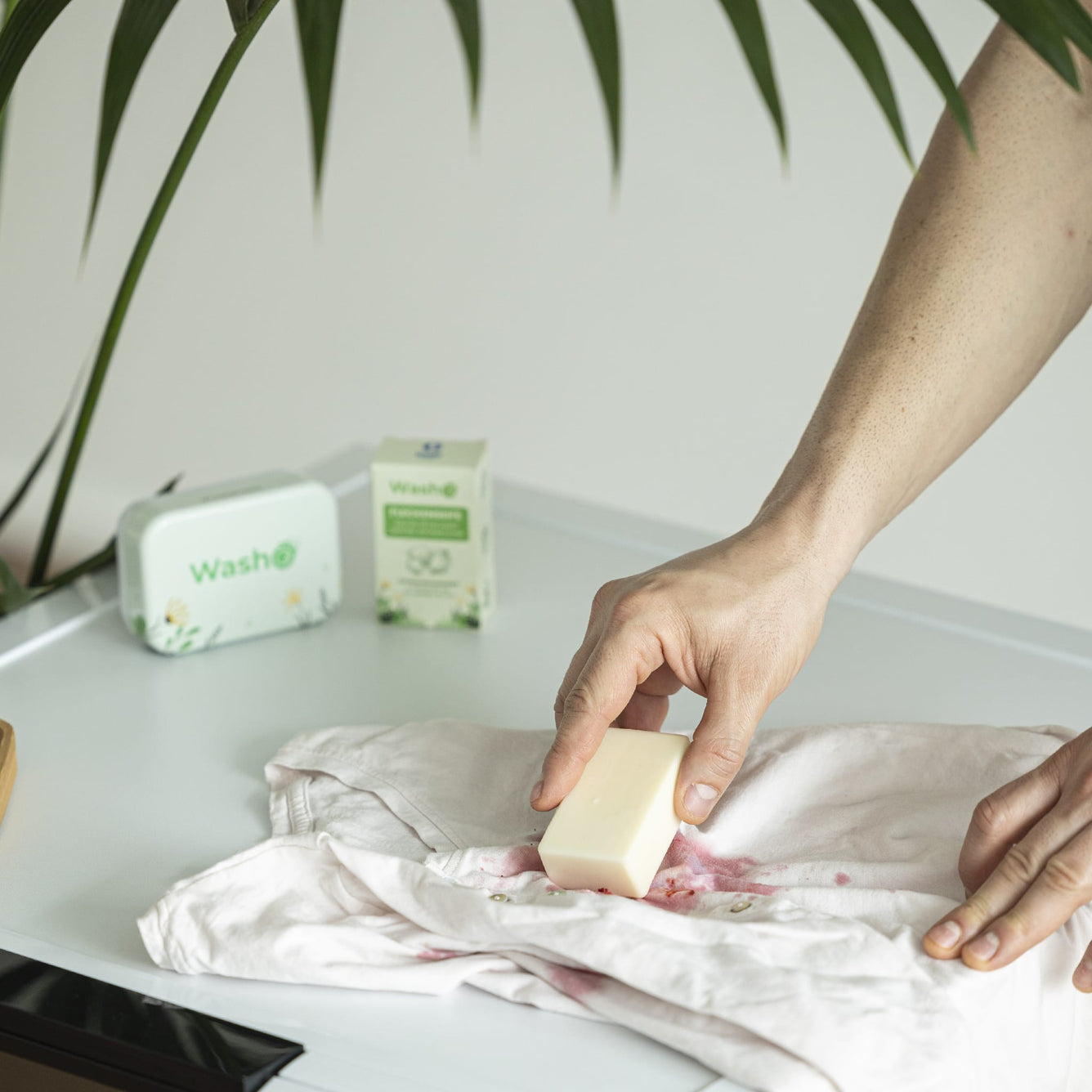 Washo Fleckenseife für Universal – ohne Duft – 100 g – biologisch abbaubar