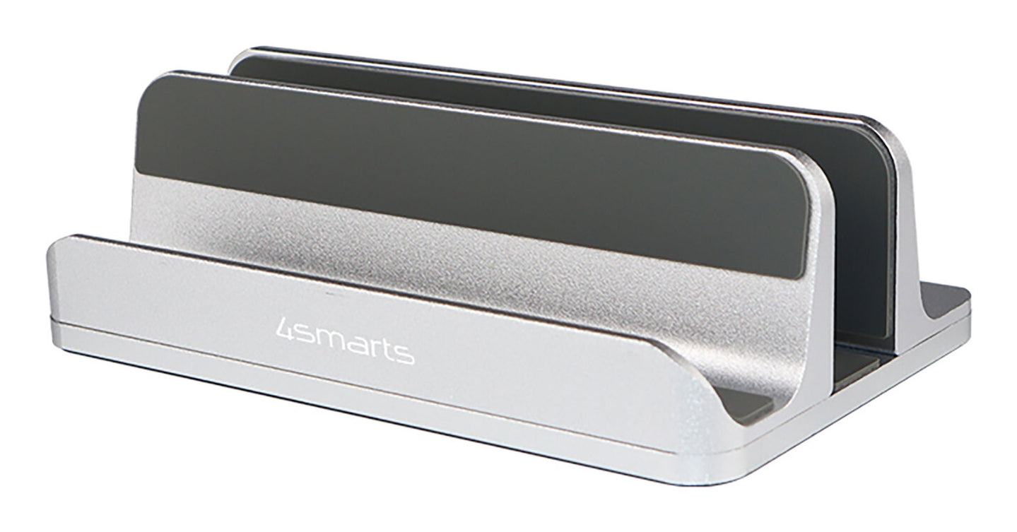 4SMARTS Laptop-Ständer für Laptops, Tablets und Smartphones – bis 16" – Silber