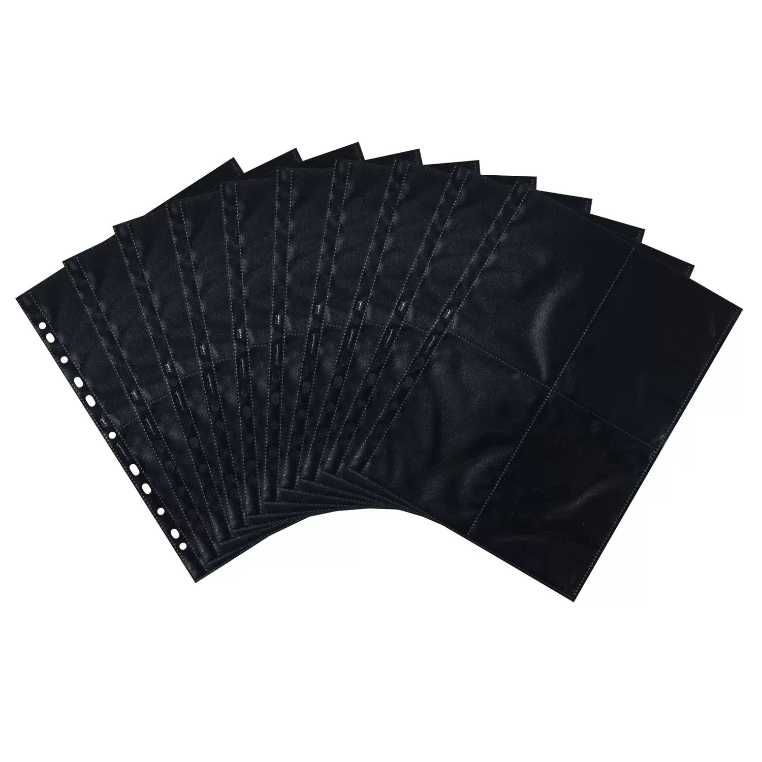 HERMA Sichtmappe für Fotos 10×15 cm – Schwarz, Kunststoff, Glänzend, 10er-Pack