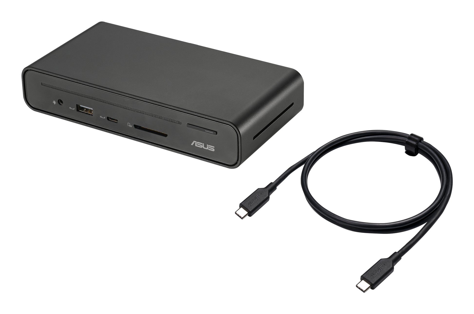 ASUS DC301 Dockingstation – USB-C, 2× DP, 1× HDMI, 3× USB-A, 2× USB-C, 90 W PD, GbE, SD, 3,5 mm Audio