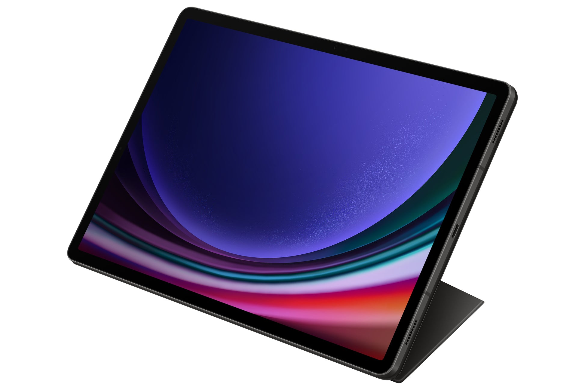 Samsung Smart Book Cover Tab S9 FE+ Notebook-Schutzhülle – für Galaxy Tab S9+, 12,4", Stoßschutz, Schwarz