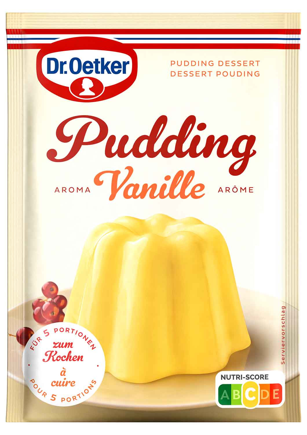 Dr. Oetker Vanille Pudding-Crème, vegan – 70 g