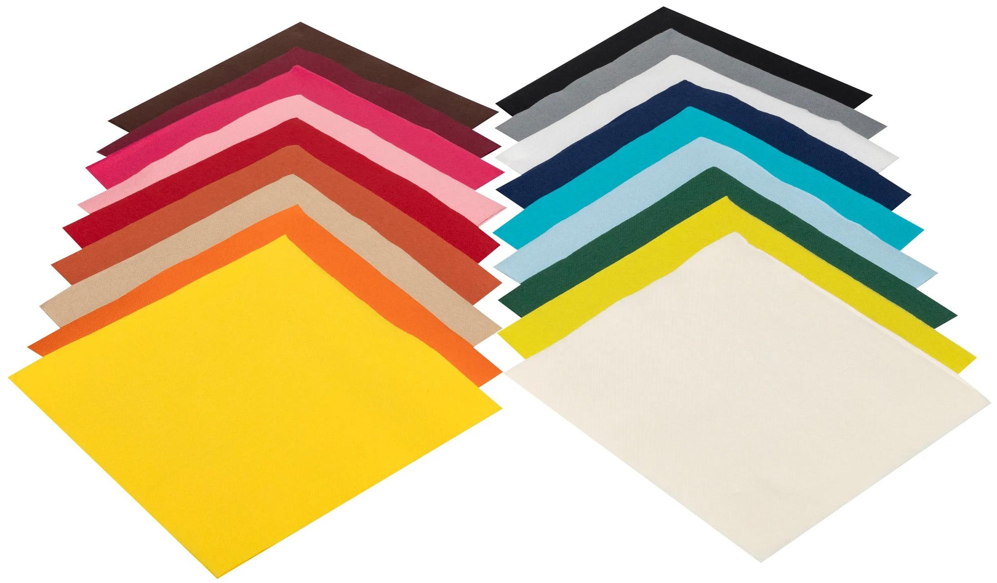 PRONAPPE Servietten – weiss – 20 × 20 cm, 2-lagig – 50 Stück