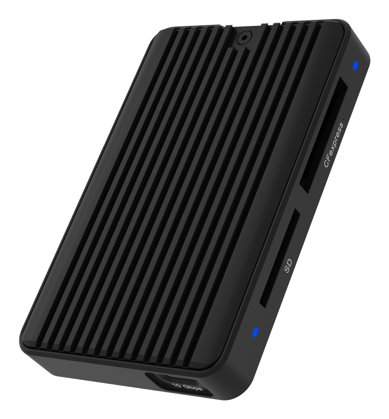 ICY BOX USB-Kartenleser USB-C – CFexpress, SD – USB 3.2 Gen 2 (10 Gbit/s) – LED-Anzeige – für Windows, macOS