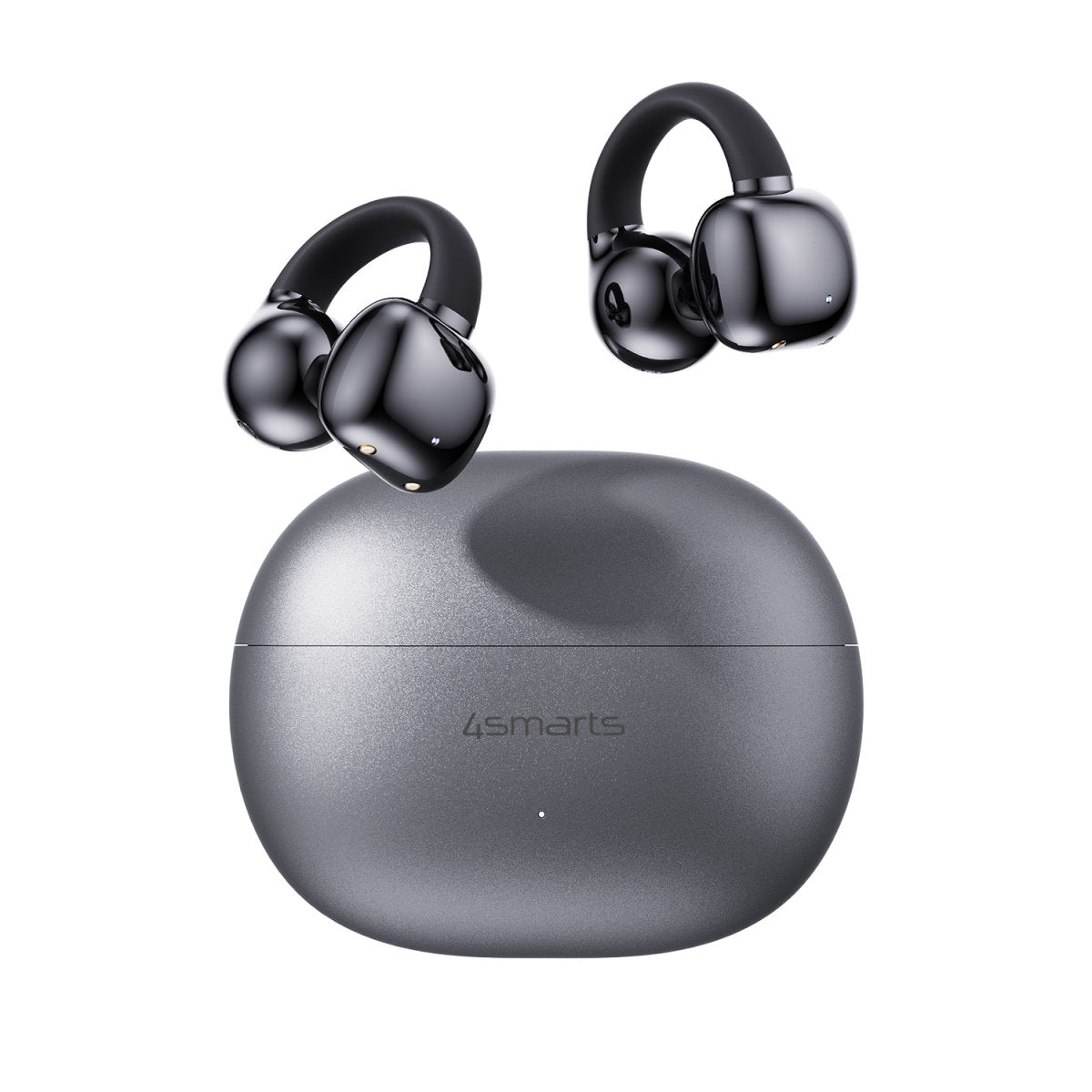 4smarts SkyBuds Clip – Open-Ear True Wireless (TWS), IPX4, bis 28 h mit Ladecase, Grau