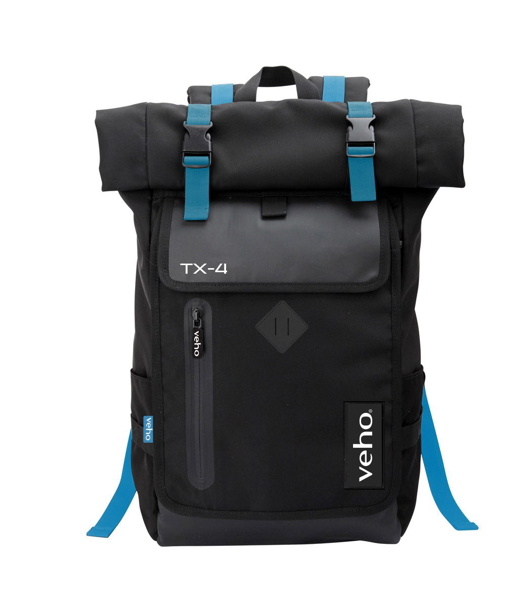 Veho TX-4 – USB-Stick-Tasche, Schwarz, Blau