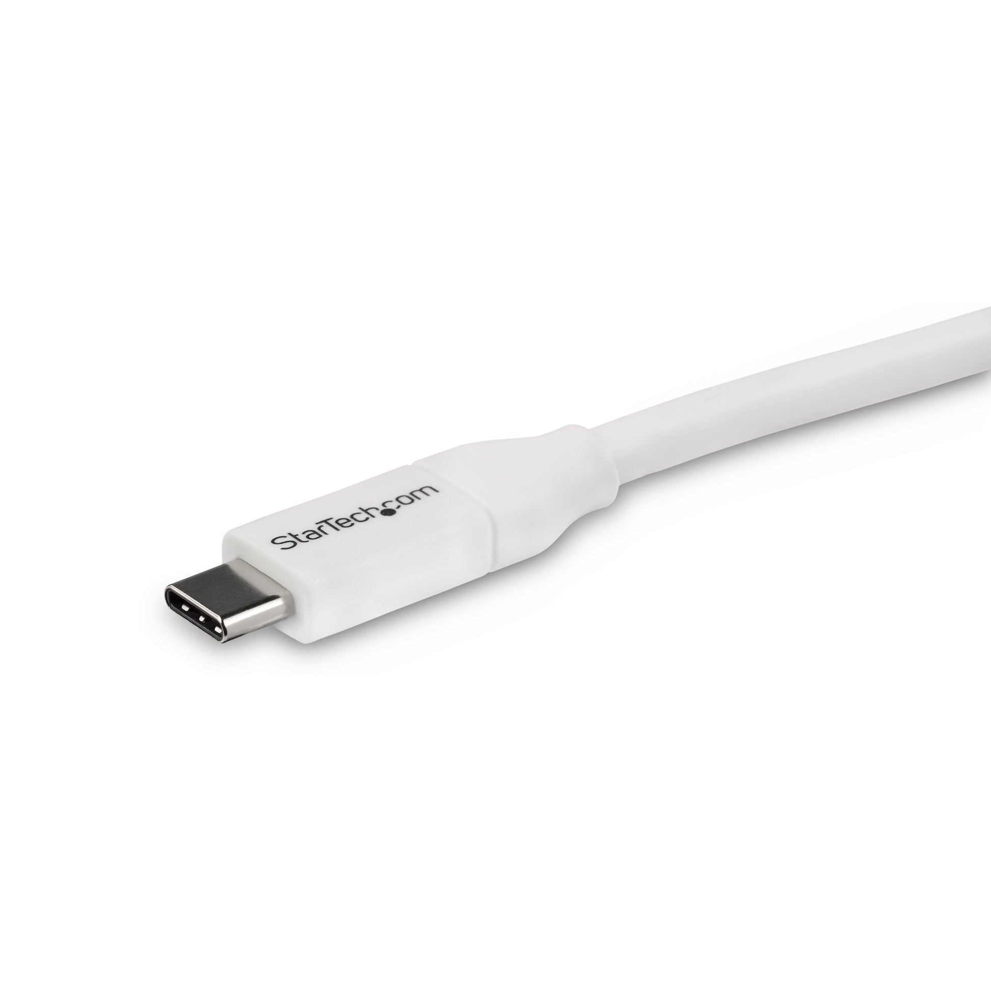 StarTech.com USB-C auf USB-C Kabel – USB 2.0 (480 Mbit/s) – 4 m – PD 100 W – USB-IF zertifiziert – Weiss