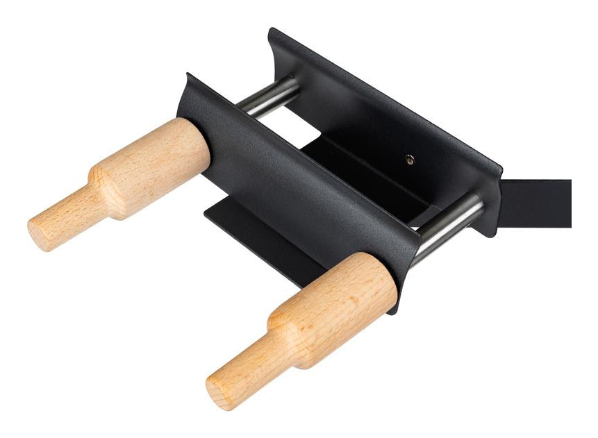Furber. Furber Raclette-Gerät F00681 – 600 W, 1 Käsehälfte – Schwarz/Edelstahl