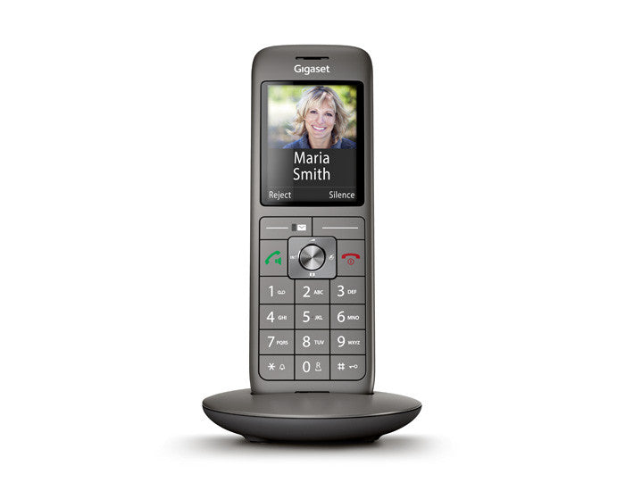 Gigaset CL660 HX – DECT-Telefon mit Basis, 2,4", freisprechen, anthrazit