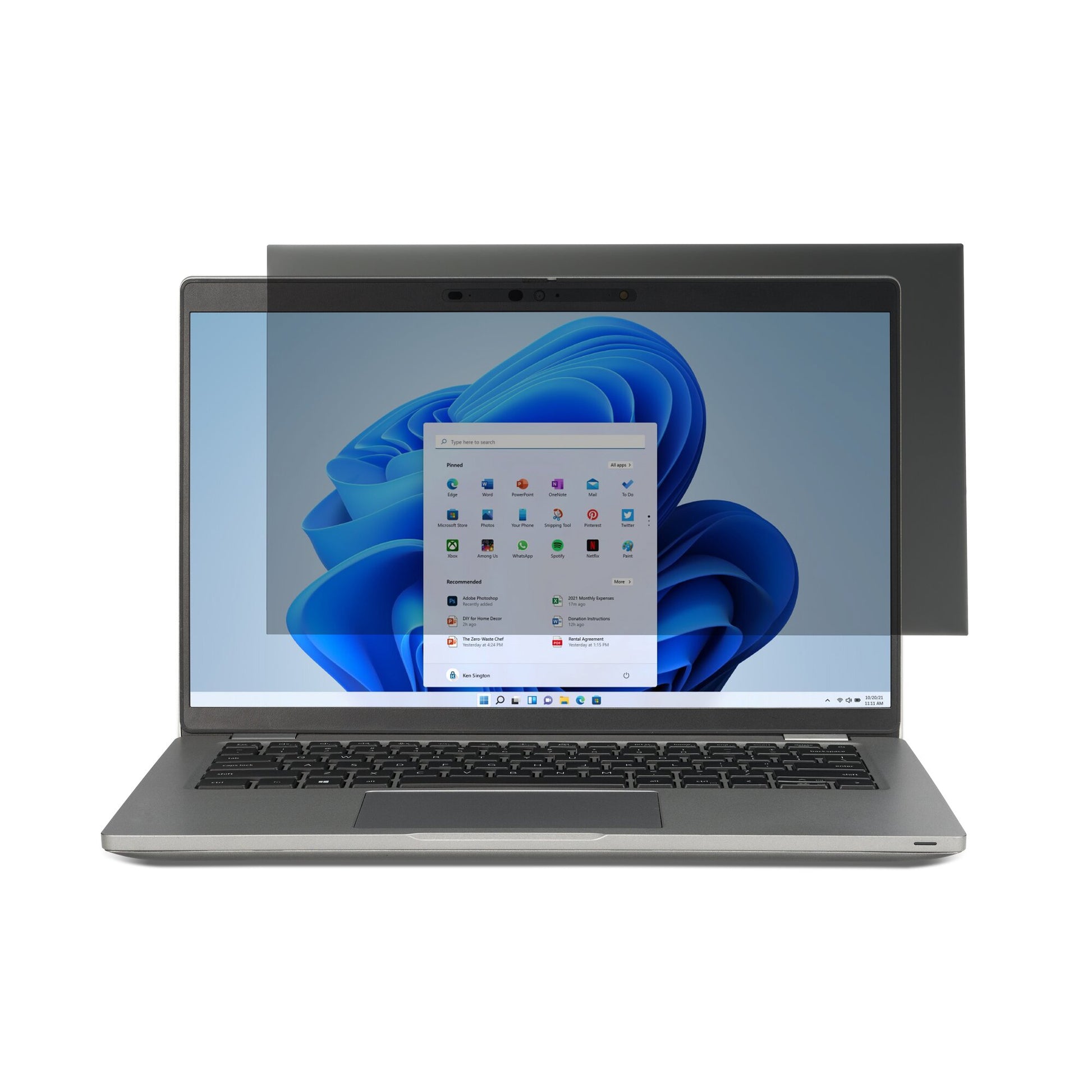 Kensington Displayschutz für Notebooks bis 15,6" – Schwarz