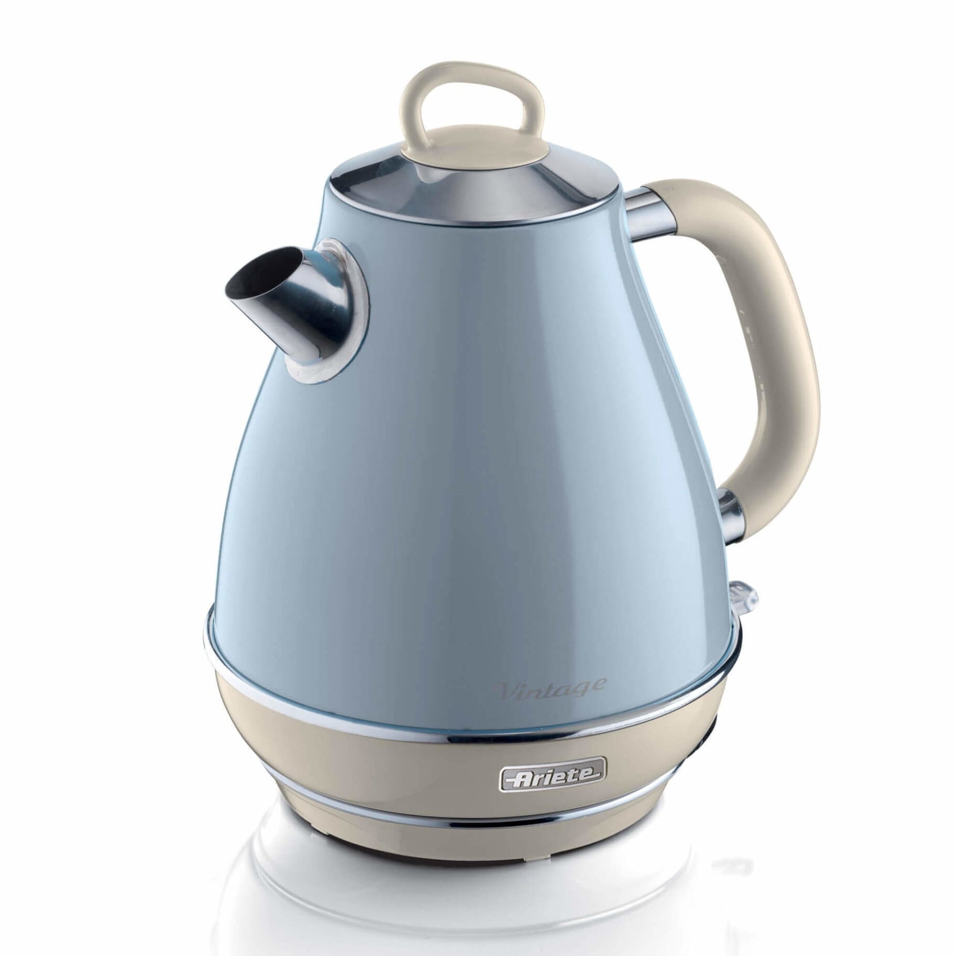 Ariete Wasserkocher – 1,7 l, Edelstahl, Blau, 2869/05