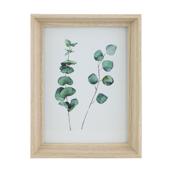 EGLO Bilderrahmen – für 13 × 18 cm – Glas & MDF & Holz, braun