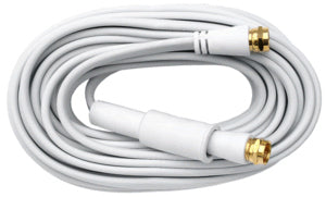 Axing SFK 750-02 – SAT-Anschlusskabel, 7,5 m, flach 3 mm, F-Stecker an F-Stecker, Weiss