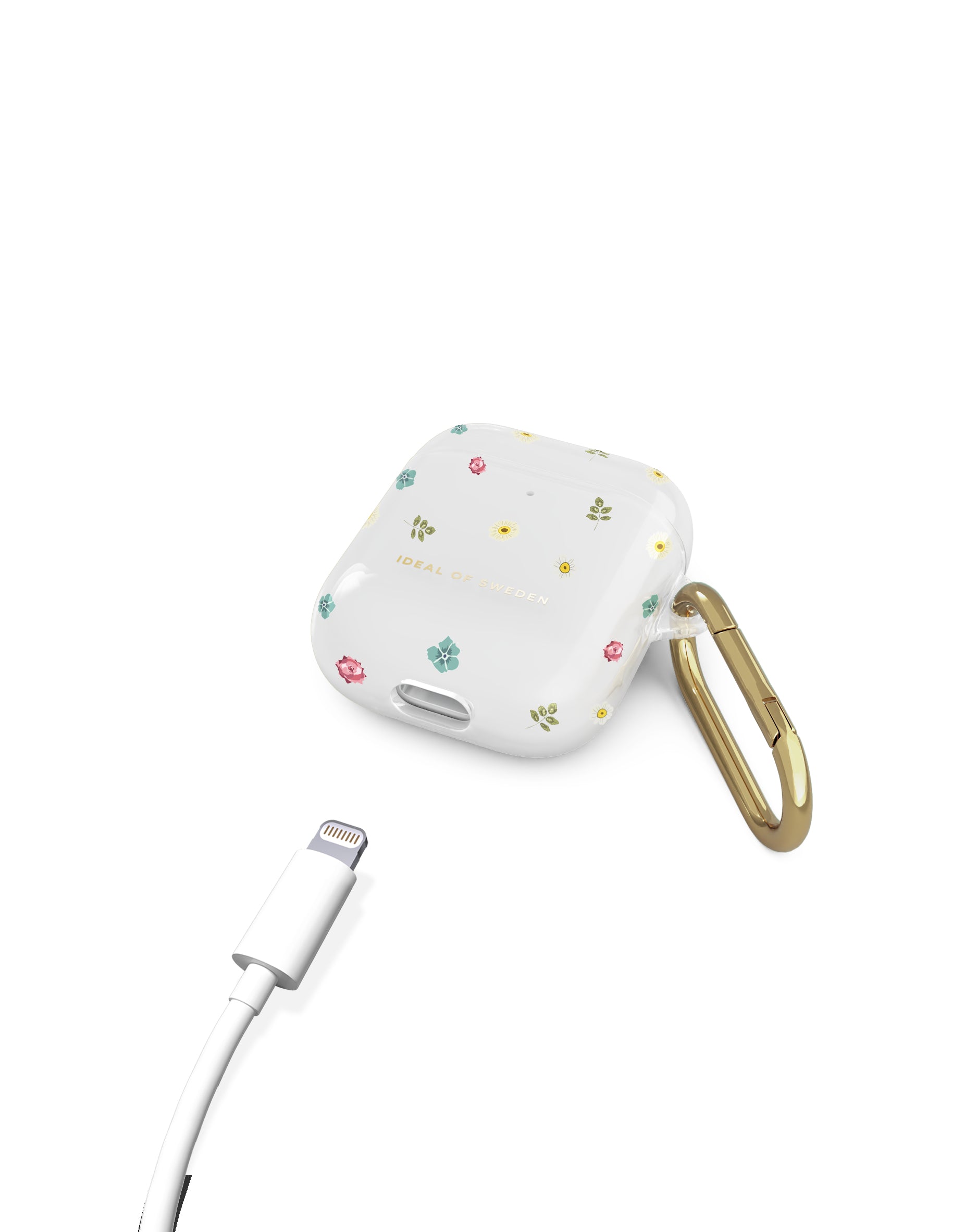 iDeal of Sweden Schutzhülle – für AirPods (1. & 2. Gen.) – TPU – Transparent, Blumenmuster
