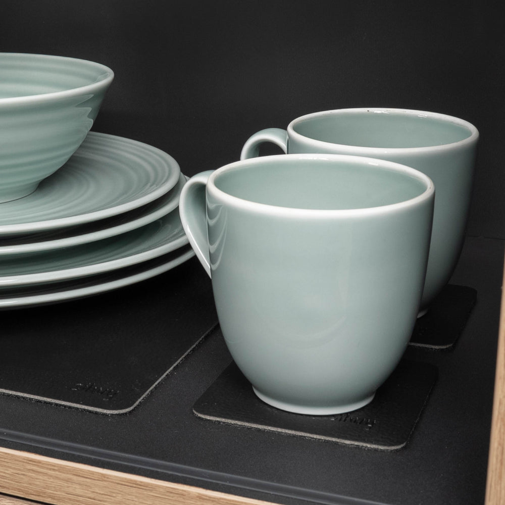 Silwy Tasse – Porzellan, hellblau, 2-teilig