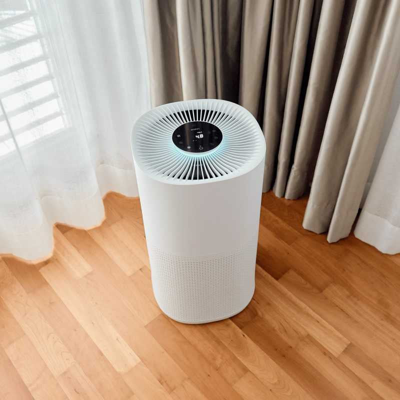 Ecofort Luftreiniger ecoQ CleanAir 600+ – CADR 680 m³/h, bis 130 m², HEPA 13, WLAN, App-Steuerung, 56 dB