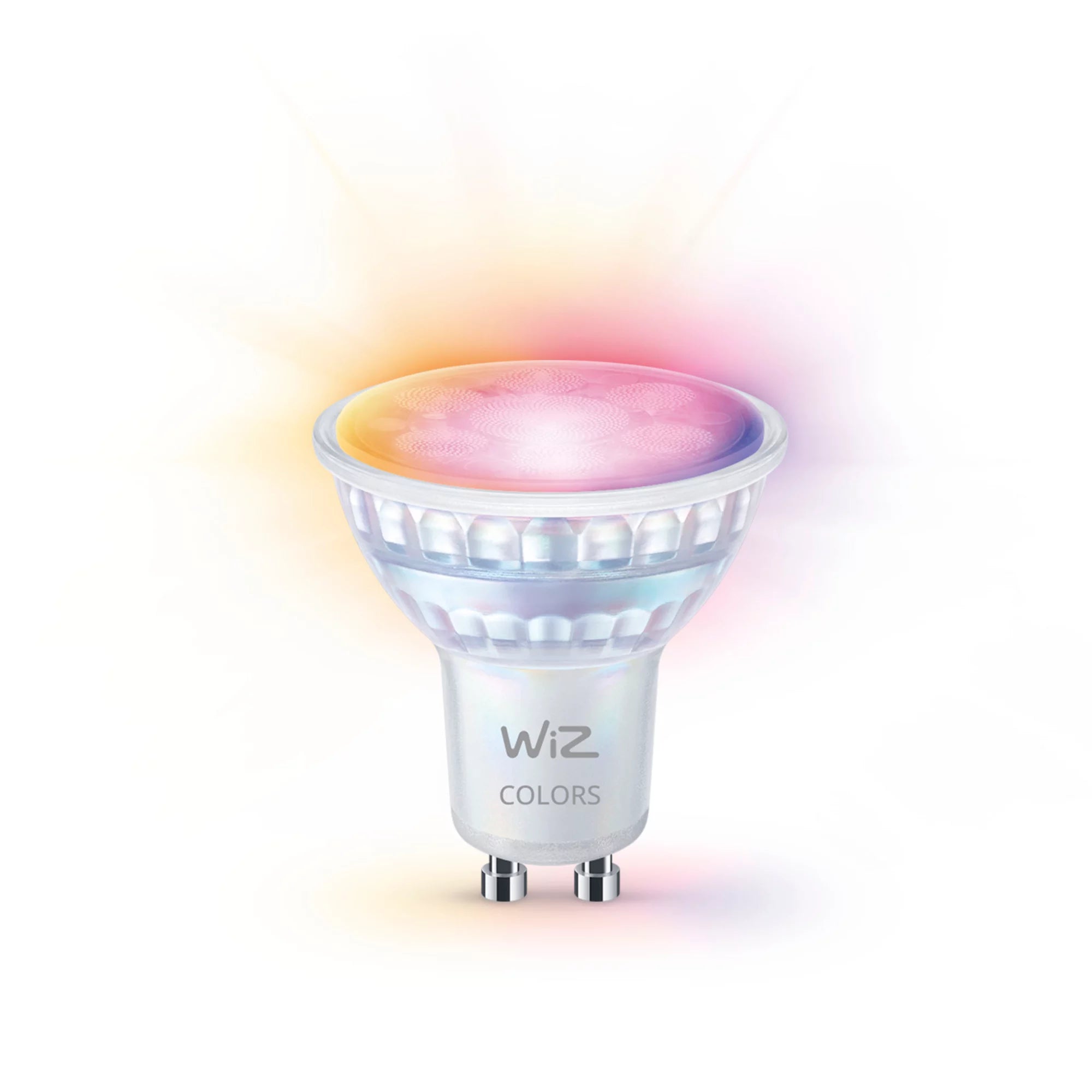 WiZ Smart-Leuchtmittel GU10 – Einstellbares Weiss 2200–6500 K, 345 lm, 4,7 W, WLAN/Bluetooth, Matter – für WiZ