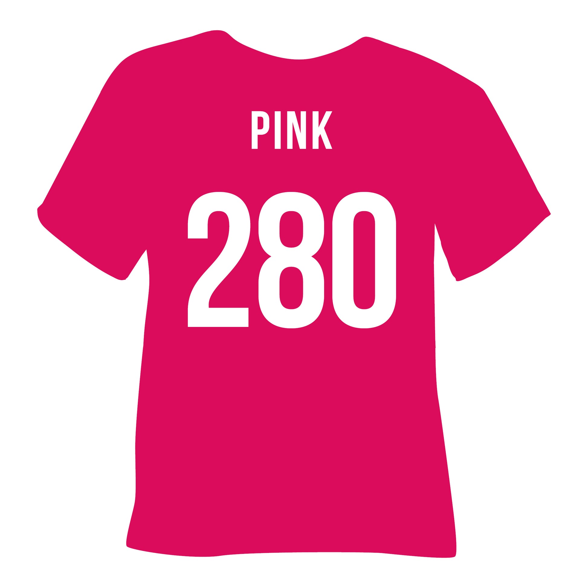 Poli-Tape Aufbügelfolie (HTV), Geflockt, Pink, Matt, 30,5 × 61 cm, 1 Stk., STANDARD 100 by OEKO-TEX