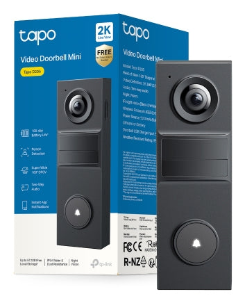 TP-Link Tapo D205 – 3 MP – 2,4 mm – IR 8 m – WLAN – IP65