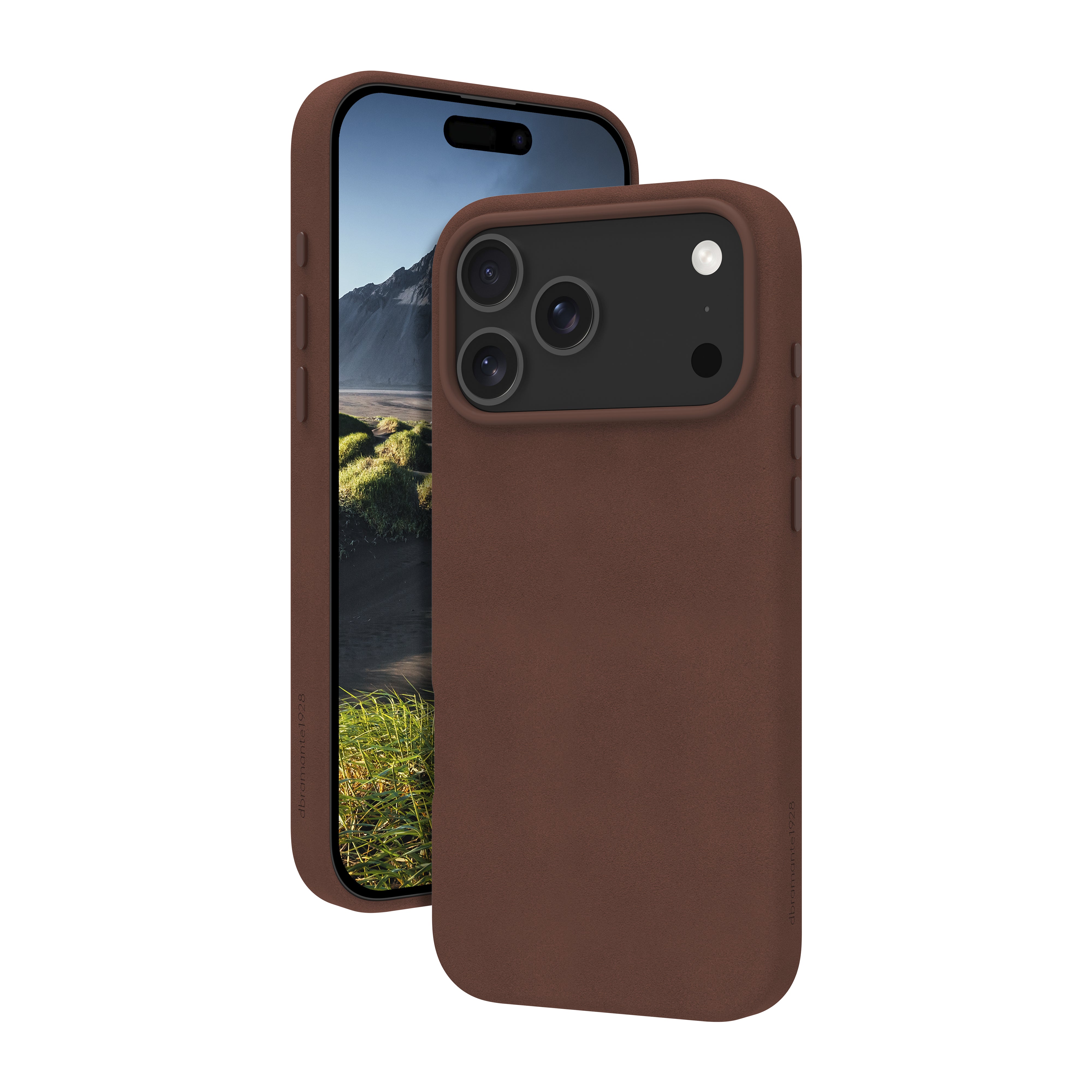 dbramante1928 Backcover – für Apple iPhone 17 Pro Max – MagSafe, Leder, Beige