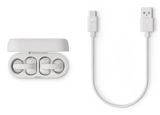 Philips TAQ2000WT/00 – True Wireless In-Ear (Open-Ear) Kopfhörer – Bluetooth 5.4, IPX4 – Weiss – bis 28 h