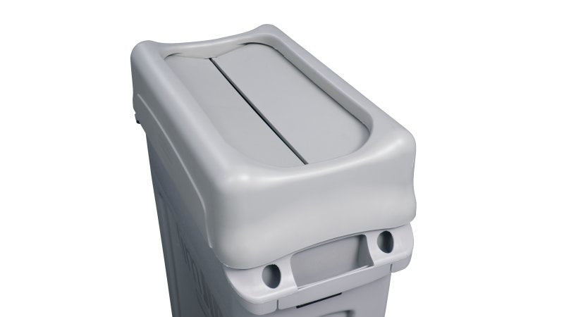Rubbermaid Deckel – für Slim Jim FG3540/FG3541, Schwingdeckel, Kunststoff, Grau