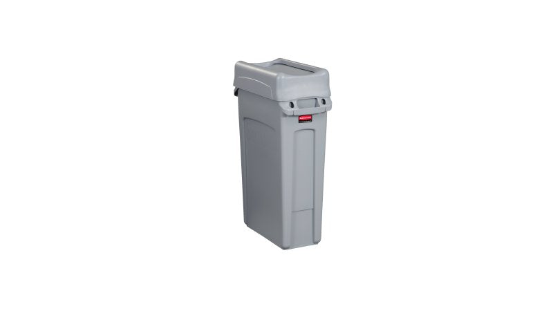 Rubbermaid Deckel – für Slim Jim FG3540/FG3541, Schwingdeckel, Kunststoff, Grau