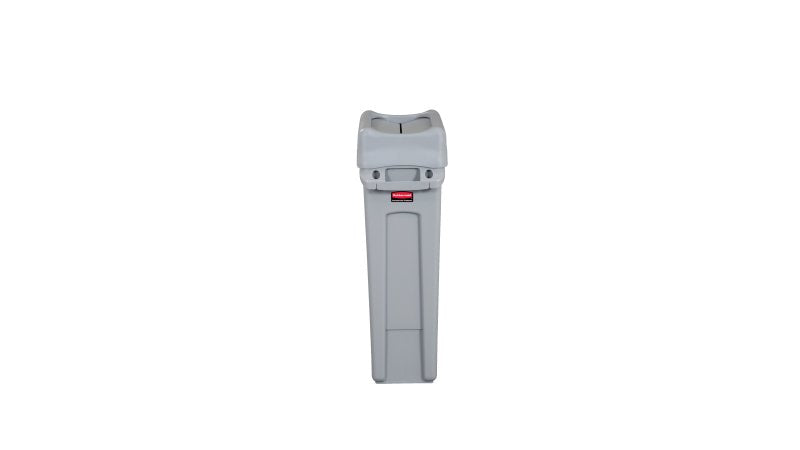 Rubbermaid Deckel – für Slim Jim FG3540/FG3541, Schwingdeckel, Kunststoff, Grau